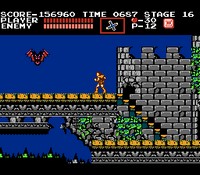 une photo d'Ã©cran de Castlevania sur Nintendo Nes